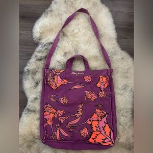 Jacobs"Marc Jacobs Purple Multi-Purpose Canvas Reusable Tote Bag